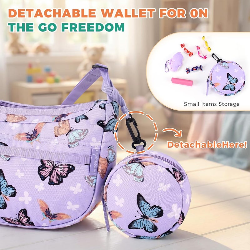 Choco Mocha Girls Crossbody Purse for Kids with Coin Purse | for Kids, for Kids - Image 5